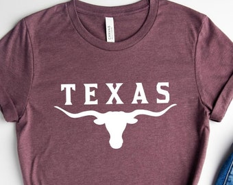 Texas Shirt, State Shirt, Texan Shirt, Longhorn Shirt, Country Music Shirt, College Shirt, Austin Texas, Country Girl Shirt