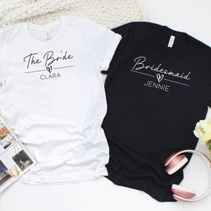 Bachelorette Party Shirt,Maid Of Honor Shirt,Bridesmaid Gift,Bridal Party Shirts,Bride&#39;s Babes, Bride Tribe Shirt,Bachelorette Party Apparel