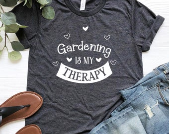 Gardening is my Therapy ,Crafting is My Therapy Shirt,Craft Lover Tee,Scrapbooking Shirt, Crafting T-Shirt, Shirt for Crafter, Maker TShirt