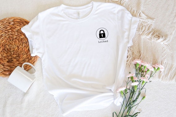 Heart Locked Shirt, Unisex Shirt, Heartbroken Shirt, Emotional Shirt, Locked Shirt