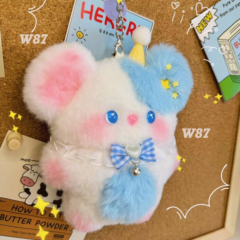 Plush Mouse Toy Pendant, Stuffed Plush, Plush Toys, Good Gifts, Handmade Plushies, Personalized Gifts image 4