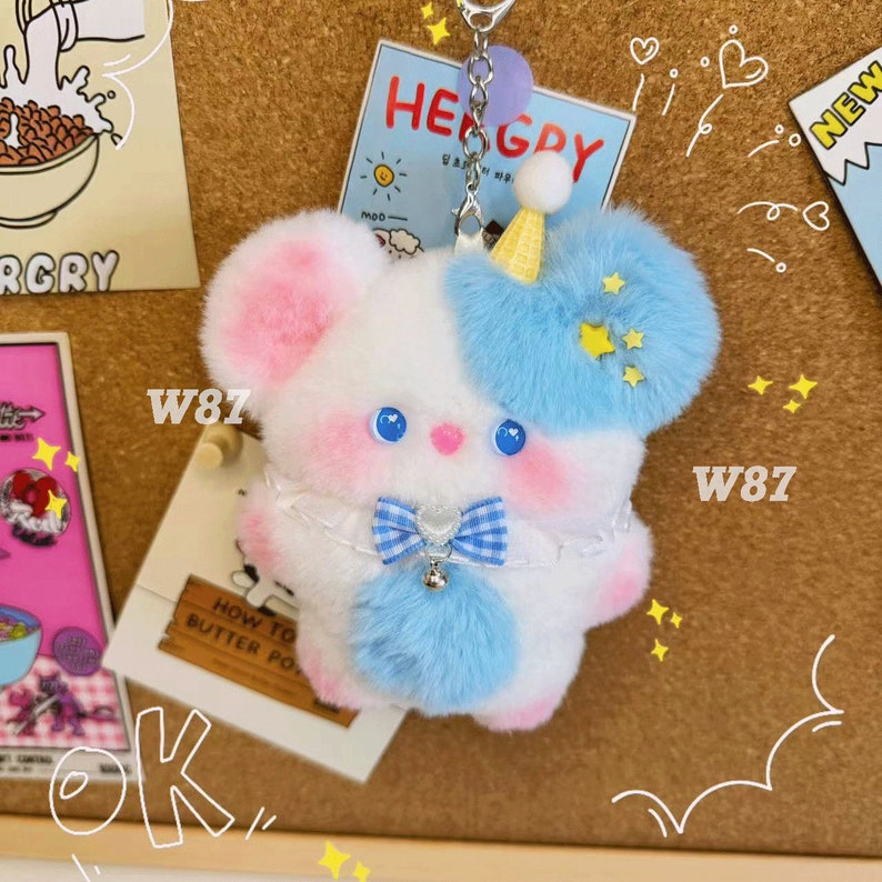 Plush Mouse Toy Pendant, Stuffed Plush, Plush Toys, Good Gifts, Handmade Plushies, Personalized Gifts image 3