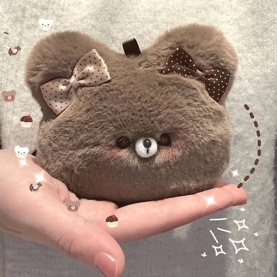 Handmade Plush Toy, Plush Bear Pendant, Handmade Gifts, Birthday Gifts for Girls, Personalized Gifts