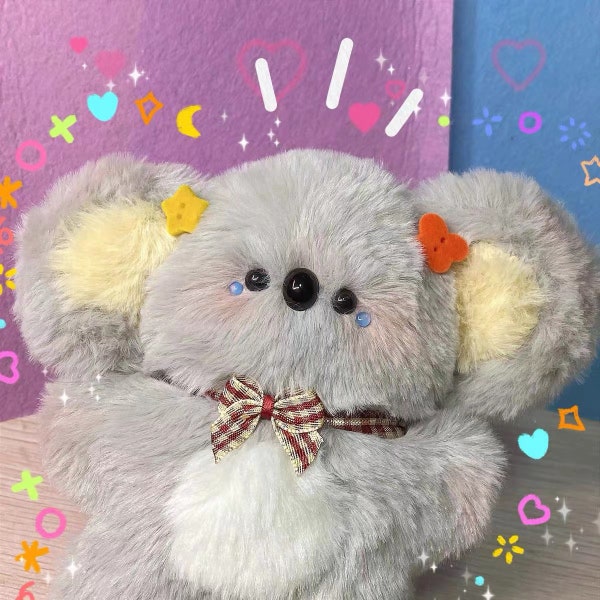 Luxury Koala Plush, Handmade Stuffed Plush Toy, High Quality Perfect Gift, Baby Koala, Soft and warm Plush, Personalized Gifts