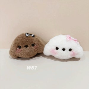 Charm de sac pour chien en peluche, jolie peluche, cadeau pour elle, cadeaux personnalisés