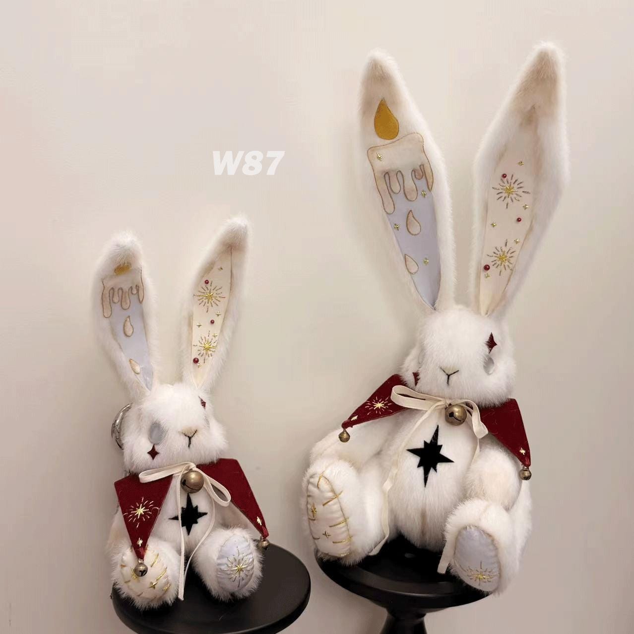 Blue rabbit plush - Etsy 日本