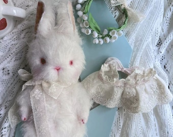 Handmade Bunny Plush Toy, High Quality Rabbit Plush Toys, Birthday Gifts for Girls, Home Decor, Movable Dolls, Personalized Gifts