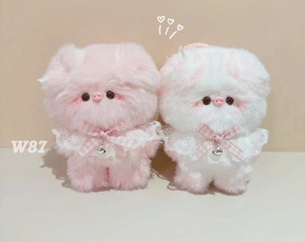 Handmade Plush Piggy Toy, Stuffed Pig Plush Pendant, Birthday Gifts for Girls, Personalized Gifts