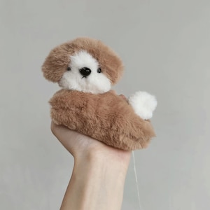 Handmade Dog Plush Toy, Kawaii Plush Dog, Stuffed Plushies, Birthday Gifts, Soft Home Decor, Personalized Gifts