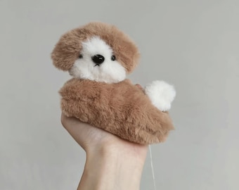 Handmade Dog Plush Toy, Kawaii Plush Dog, Stuffed Plushies, Birthday Gifts, Soft Home Decor, Personalized Gifts