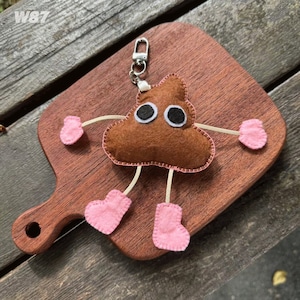 Peluche faite main, porte-clés mignon, breloque de sac en peluche cadeau pour couple, cadeaux personnalisés