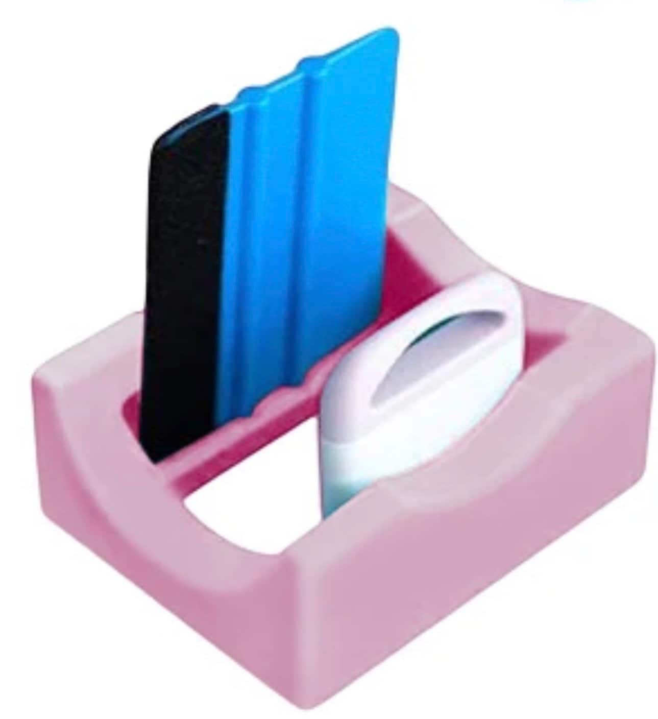 Silikon-Becherhalter für Becher zum Anbringen von Vinyl-Aufklebern mit  integriertem Schlitz
