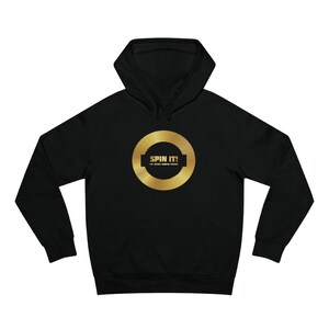Spin It Gold Record Hoodie