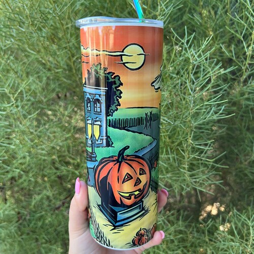 Halloween Town Stainless Steel 20 Oz Tumbler Etsy