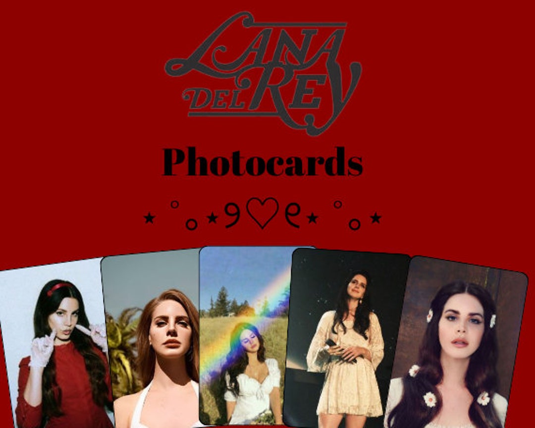 Lana Del Rey Unofficial Photocards Indie Aesthetic Coquette Etsy