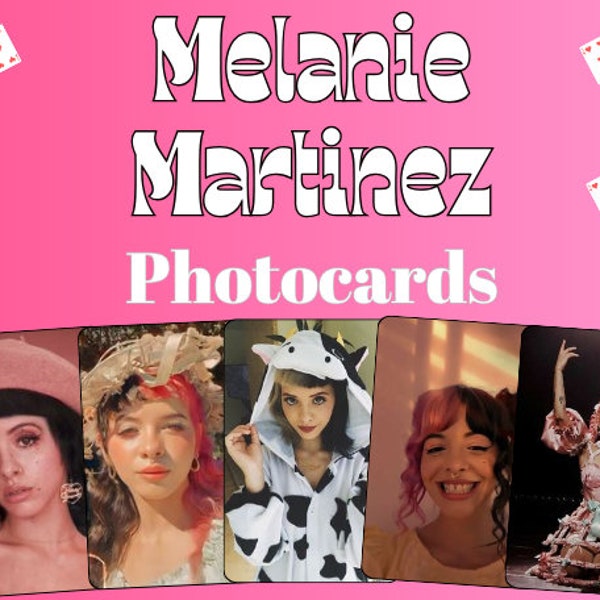 Melanie Martinez unofficial photo cards "K-12" "Portals"  "Crybabies" "After School" Fanmade Merch Thick high quality cards Unique Gift