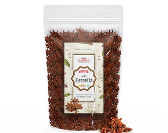 Anis estrella - Whole Star Anise, Dried Anise Star Spice, 16 oz