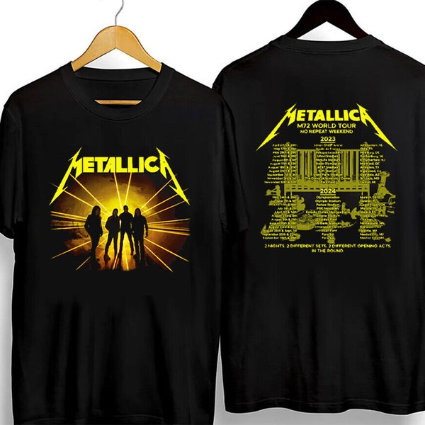 Metallica M72 World Tour 2023 T Shirt - Etsy