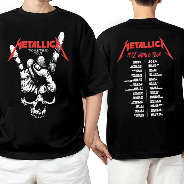 Metallica M72 World Tour 2023 T Shirt - Etsy