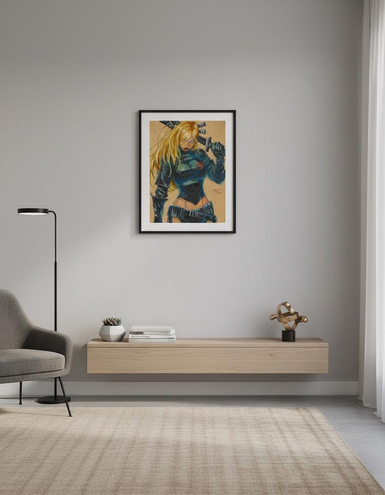 Magik Comic Art Illustration Artist Signed Fine Art PRINT 8.5x11 - Etsy