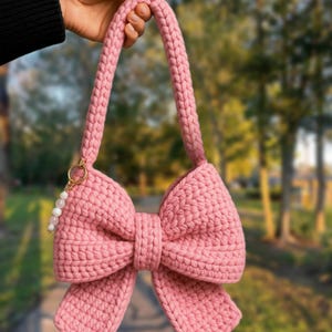 RufflePop Bow Purse Crochet Pattern: Beginner-Friendly PDF Tutorial Digital Download