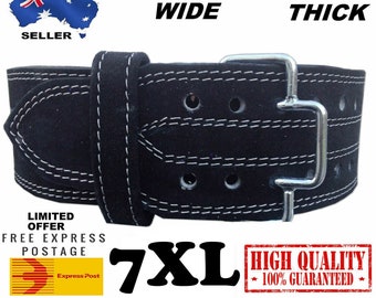 Weight lifting Bodybuilding Genuine Leather Gym Power Heavy Duty Belt