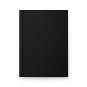Mattes Hardcover-Journal - Schwarzes Notizbuch, Tagebuch, Schreibjournal, Skizzenbuch, Bullet-Journal, Tagesplaner