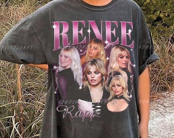 Limited Renee Rapp Vintage T-Shirt- Unisex Tee shirt- Renee Rapp Tour 2024 Gift Bootleg Inspired Sweatshirt