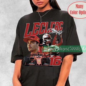 Retro Charles Leclerc Homage Tshirt Driver Racing Formula Racing Sweatshirt Fans Gift Graphic Tee 90s Sweatshirt Gift
