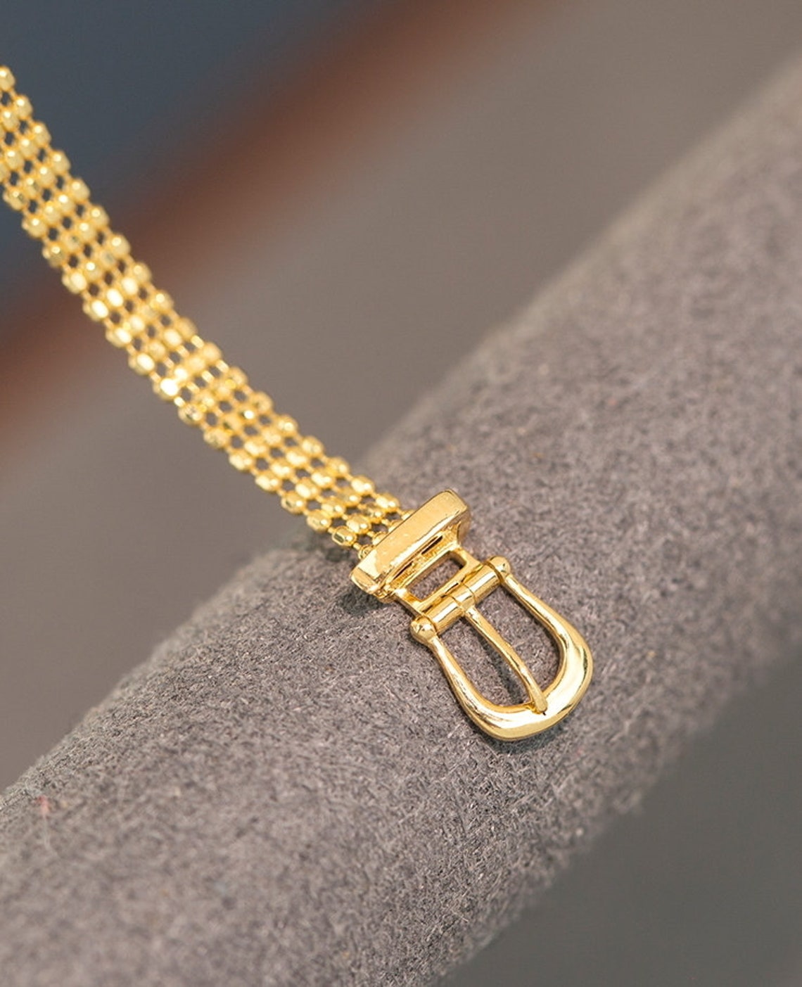 18K Gold Ring, Gold Ring, Real Gold Ring, Gold Chain Ring, Minimalist