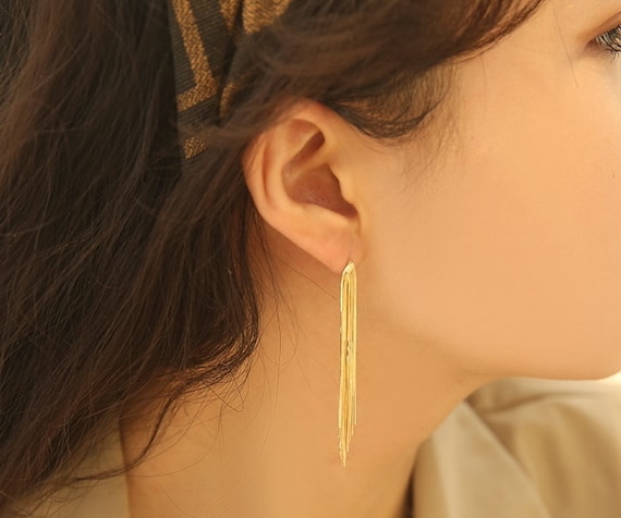 Orecchini pendenti in oro giallo - Oro 18 kt | - La tua gioielle