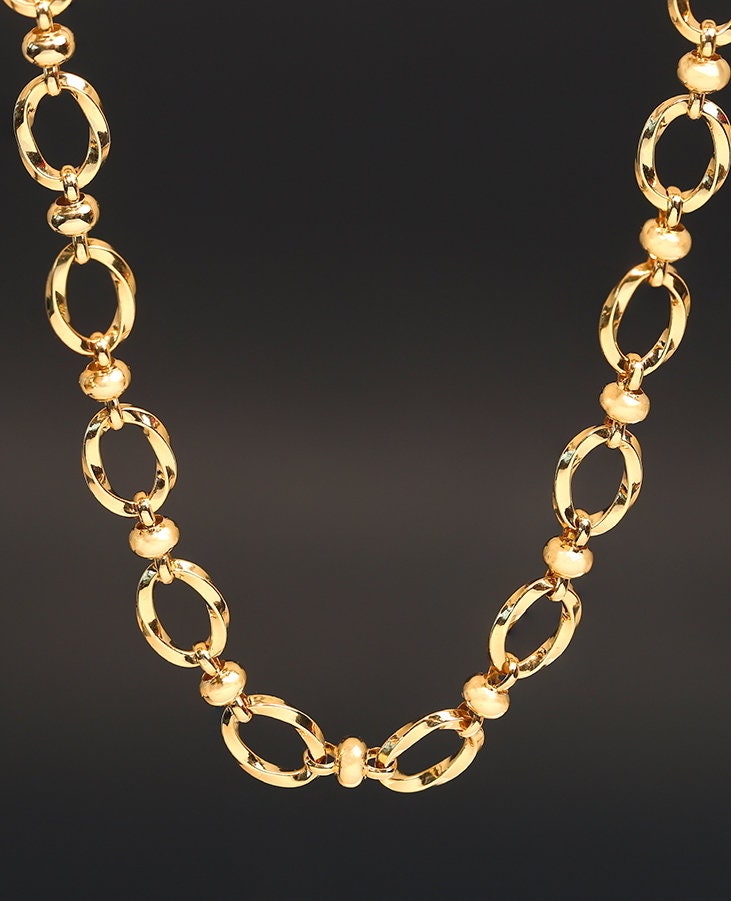 [Golden dew] 韓国☆18K Gold☆ Guard 3 Necklace GOLDEN DEW | 골든듀 Golden Dew Necklace on Bunjang Global Site.
