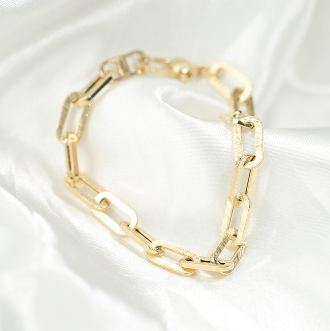 14K Gold Bracelet, Gold Bracelet, Real Gold Bracelet, Gold Chain