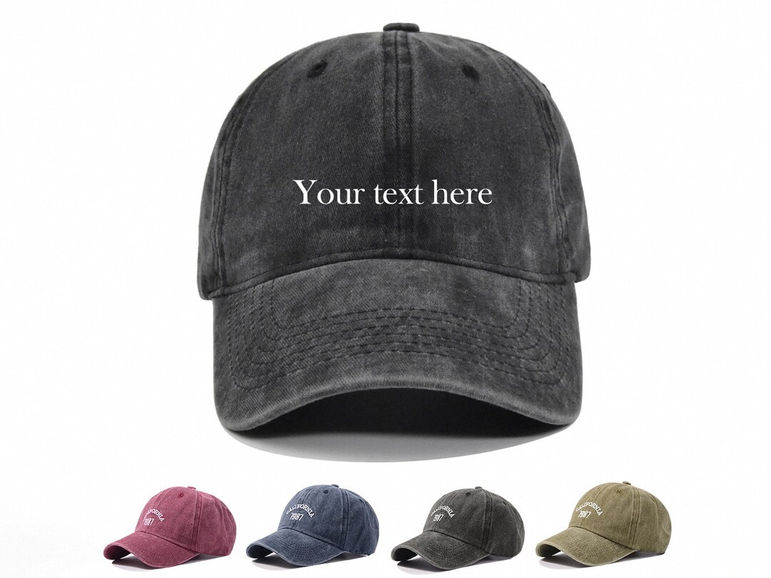 Custom Hatcustom Embroidered Hatpersonalized Dad Capdesign Your Own