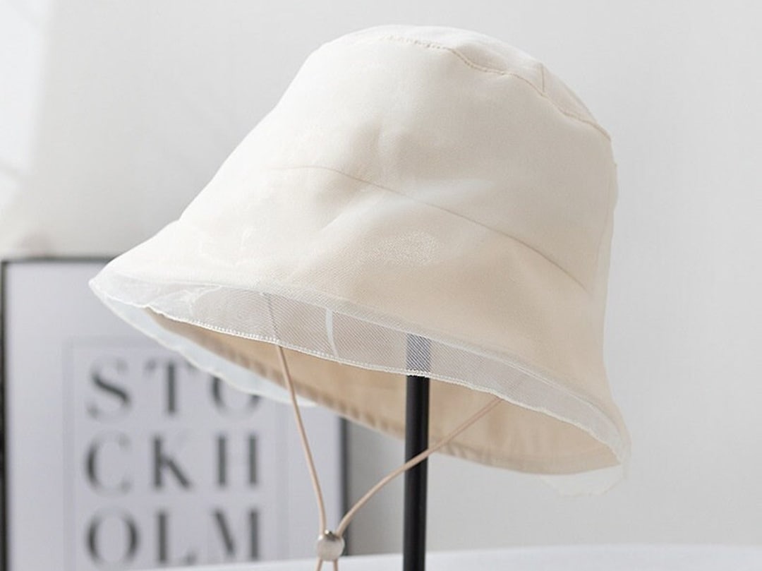 Women's Cotton Bucket Hatcotton Wide Brim Hatspring Etsy
