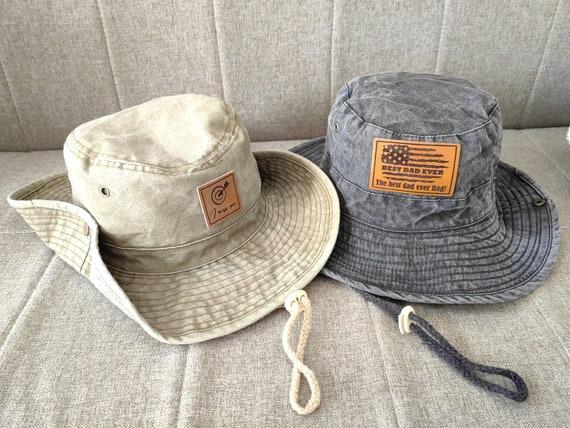Custom Bucket Hat With String, Outdoor Vintage Patch Bucket Hat,cotton  Style Bucket Hats, Custom Text/logo Bucket Hat,travel Hiking Cap 