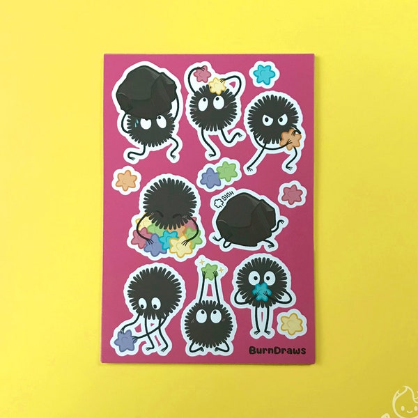 Soot Sprite Sticker Sheet | 4 x 6