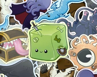 D&D Monster Stickers | 3" Sticker | Dungeons and Dragons TTRPG Creature Stickers