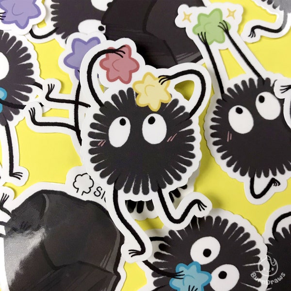 Soot Sprite Stickers | 3" Sticker