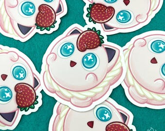 Jiggly Creampuff Sticker | 3&quot; Sticker