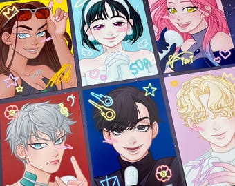 Impresiones de escenarios extraterrestres / 5x7 / Impresiones pequeñas ALNST