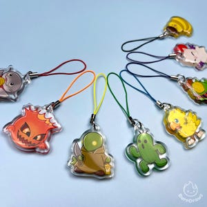FFXIV Creatures Phone Charm: Series 1 | 1.5 inch Acrylic Keychain | FF14 | Final Fantasy