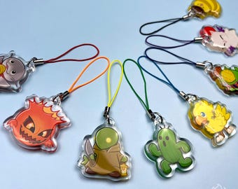 Llavero acrílico de 1,5 pulgadas con diseño de criaturas de FFXIV (Serie 1) / FF14 / Final Fantasy