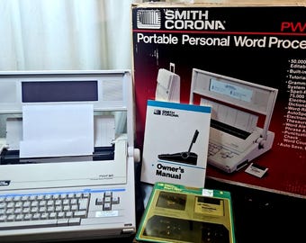 Smith CORONA Personal Word Processor PWP80 Typewriter LCD screen Floppy drive