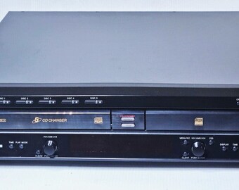 Sony RCD-W500C 5 CD Changer and Dual Deck Recorder with Remote -tested