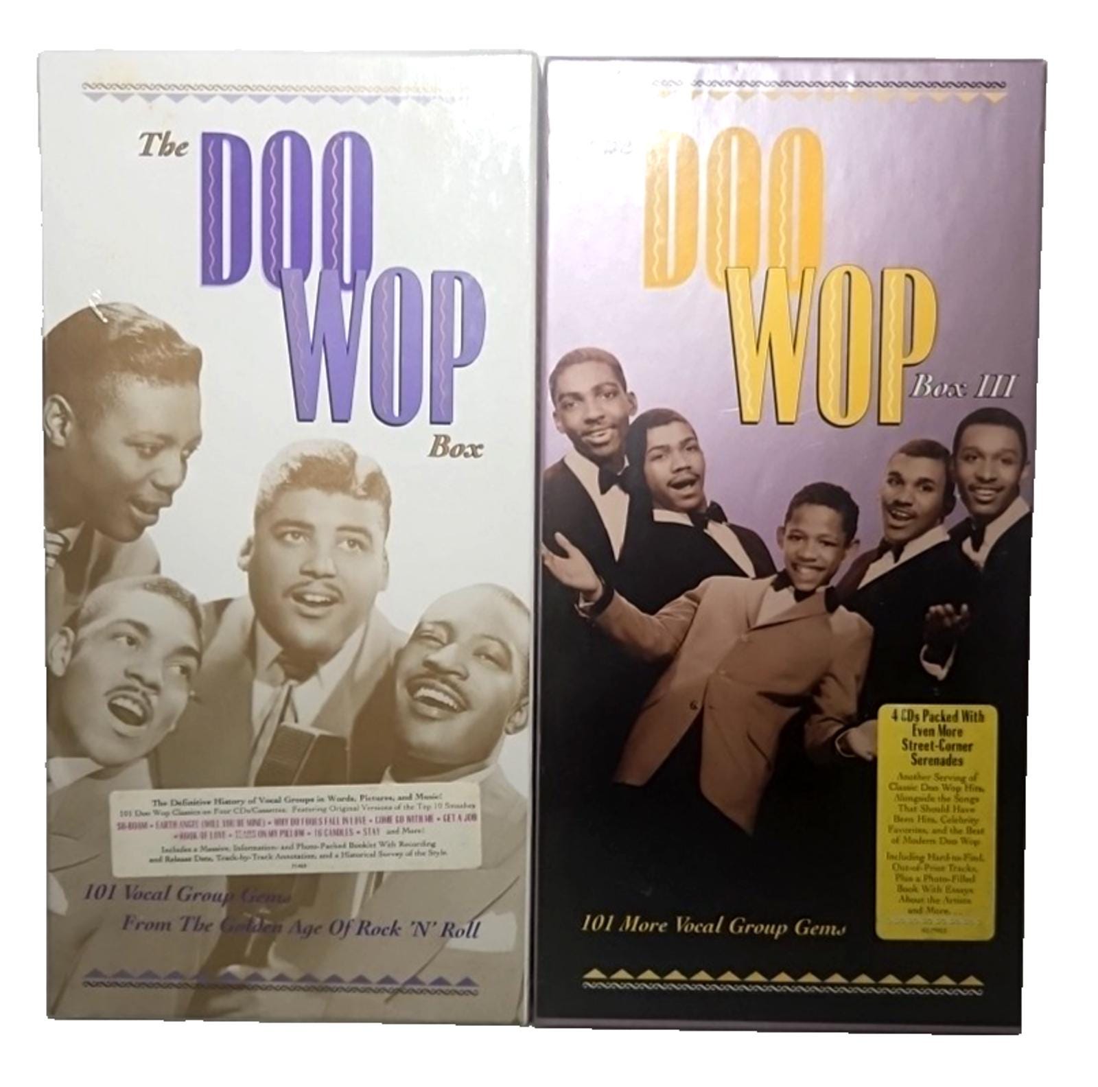 The Doo Wop Box I & III CD Box Sets Rhino Records 8 Volume - New Sealed ...