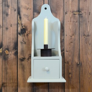 Candle Sconce with Drawer