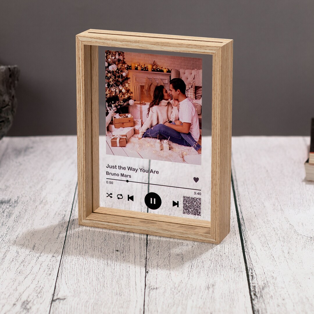 Personalized Frame Spotify Picture Frame Spotify Plaque Etsy