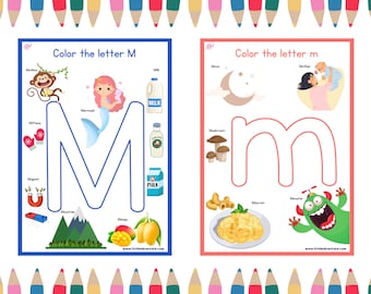 Alphabet Activities - Letter Mm Printable