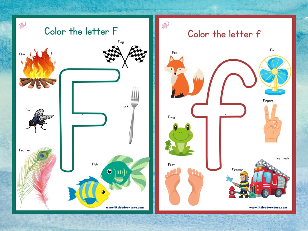 Alphabet Activities Letter Ff Printable - Etsy